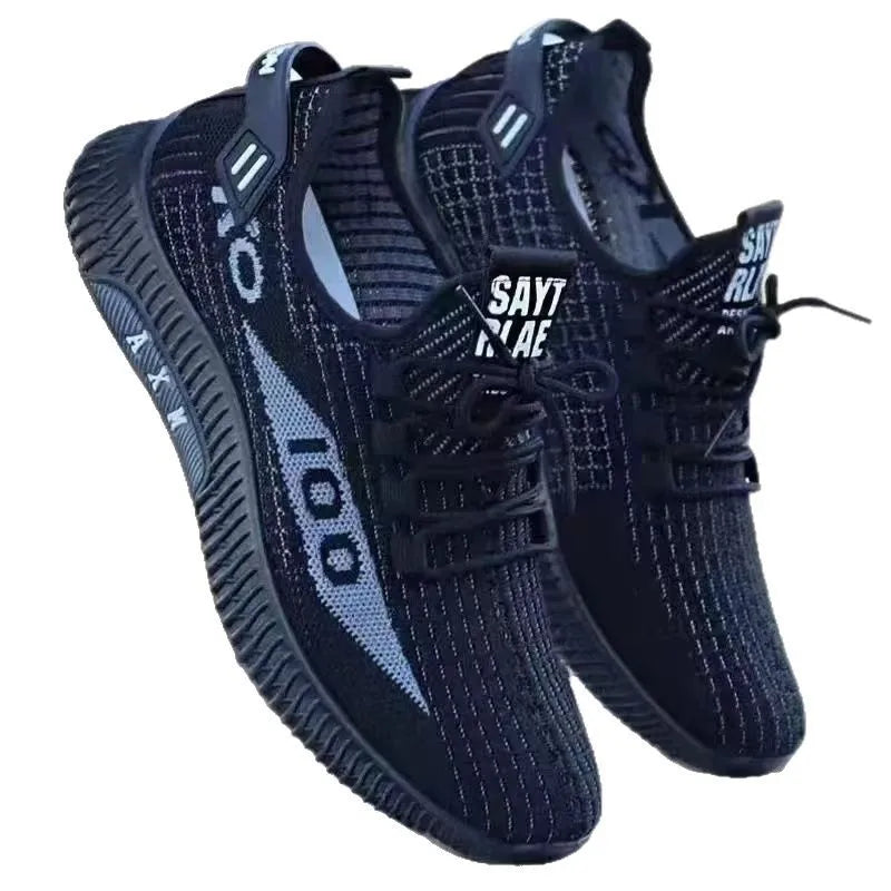 Sneakers Soft Soled Spring and Autumn Old Cloth Shoes Breathable Mesh Shoes Non-slip Wear-resistant Casual Low-top Shoes Work Shoes