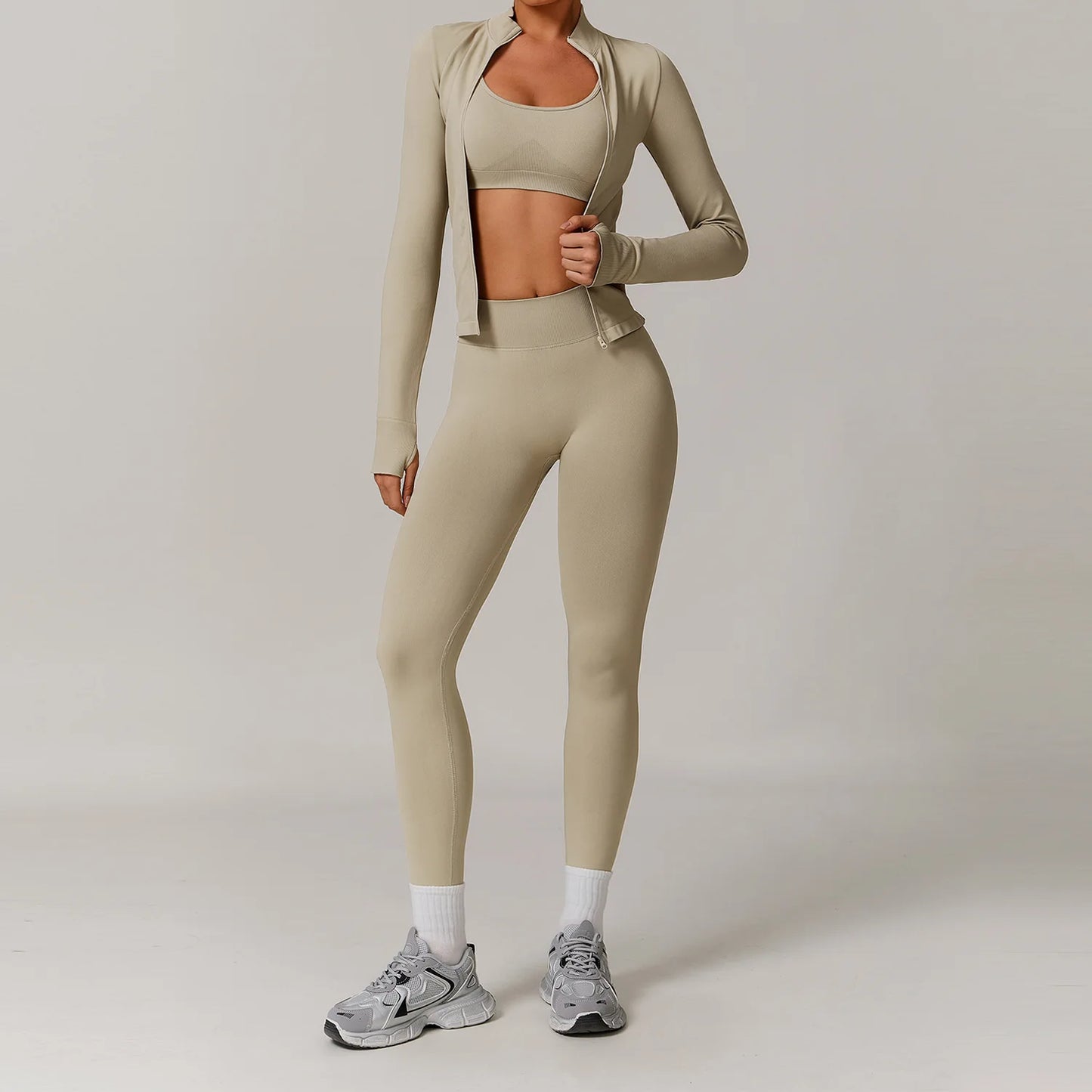 Legging Sportswear Seamless Yoga Set 2/3PCS Gym Clothes Sportswear Yoga Suits For Women Fitness Set Tracksuits Sports Bra Gym Leggings