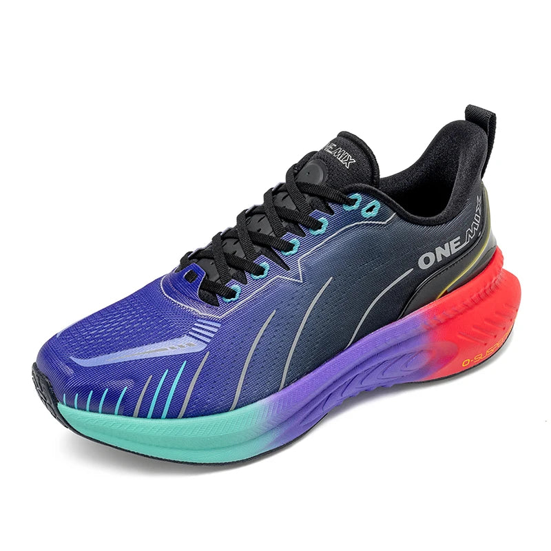Sneakers New Cushioning Running Shoes For Men Suitable Heavy Runners Lace Up Sports Women Non-slip Outdoor Athletic Male Sneakers