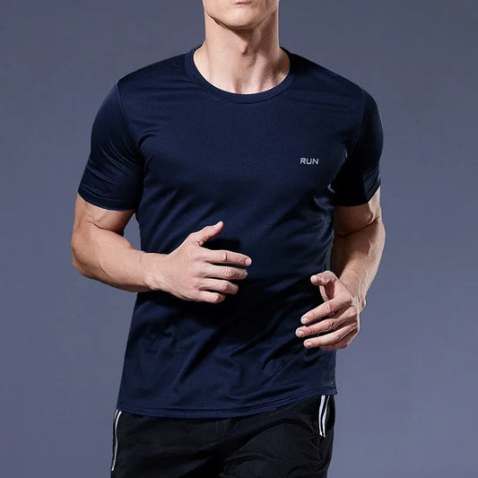 T-shirts Sport Gym t Shirt Men Quick Dry Running Bodybuilding Shirts Men Short Sleeve Fitness Tops Oversized Brazil t-Shirt Jersey