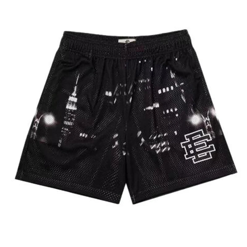 Shorts  EE Eric Emanuel Basic Shorts NEW men's casual shorts fitness sports pants summer gym workout Men Classic GYM Mesh Shorts