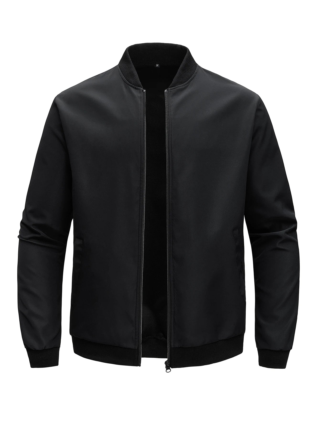 JUMPER New Baseball Collar Short Loose Solid Color Jacket Men's Business Casual Thin Coat Trend