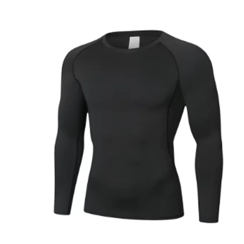 T-shirt Men Running Sport T Shirt Men Compression Fitness Tops Tee Quick DryTight Training Gym Sport Running Shirts Jersey