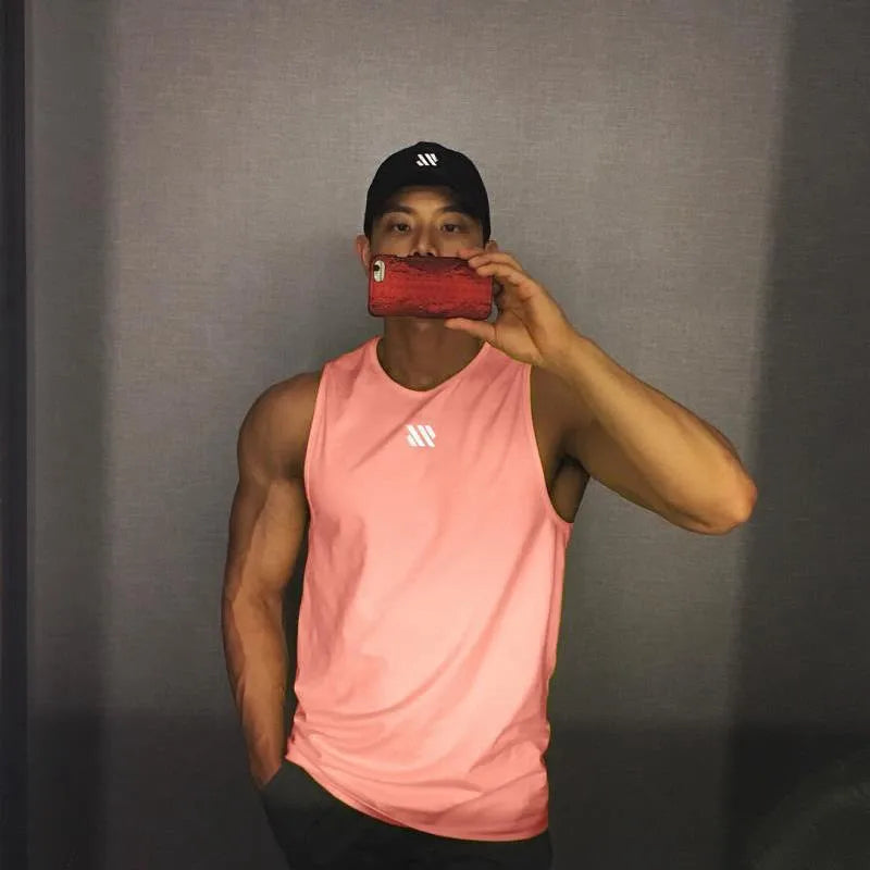 T-shirts Mannen Bodybuilding Tank Tops Gym Workout Fitness Mouwloos Shirt Running Kleding Stringer Singlet Zomer Toevallige Vest