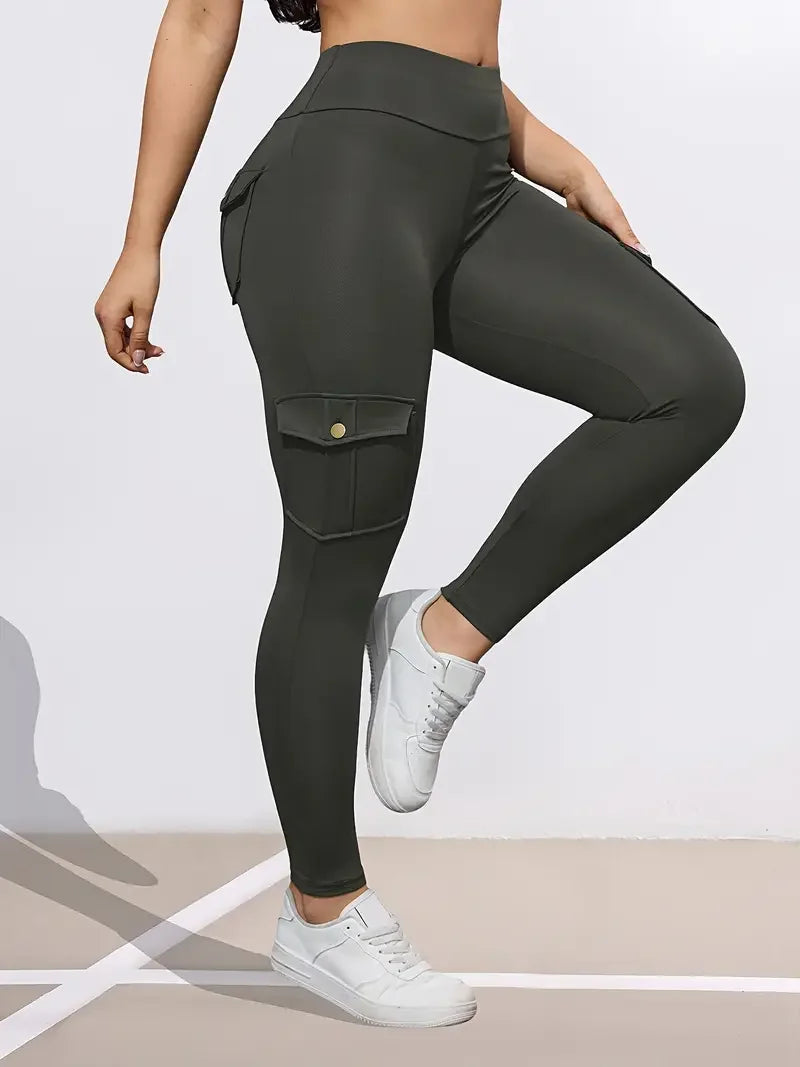 Leggings  1/3 PCS Washed Print Work Pocket Women Leggings Elastic Butt Lifting Fitness Tights 2025 New Athletic Pants Fashion Streetwear