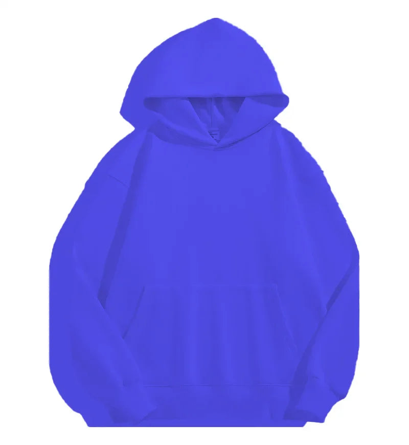 JUMPER Heavy Weight Fashion Men's Hoodies New Autumn Winter Casual Thick Cotton Men's Top Solid Color Hoodies Sweatshirt Male
