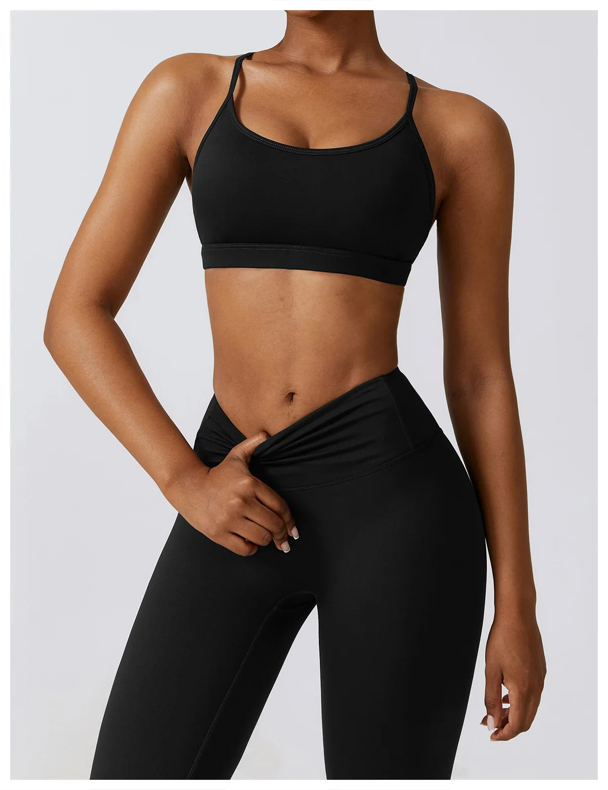 Legging Women's Sportswear Yoga Set Workout Clothes Athletic Wear Sports Gym Legging 2/3PCS Fitness Bra Crop Top Long Sleeve Yoga Suit