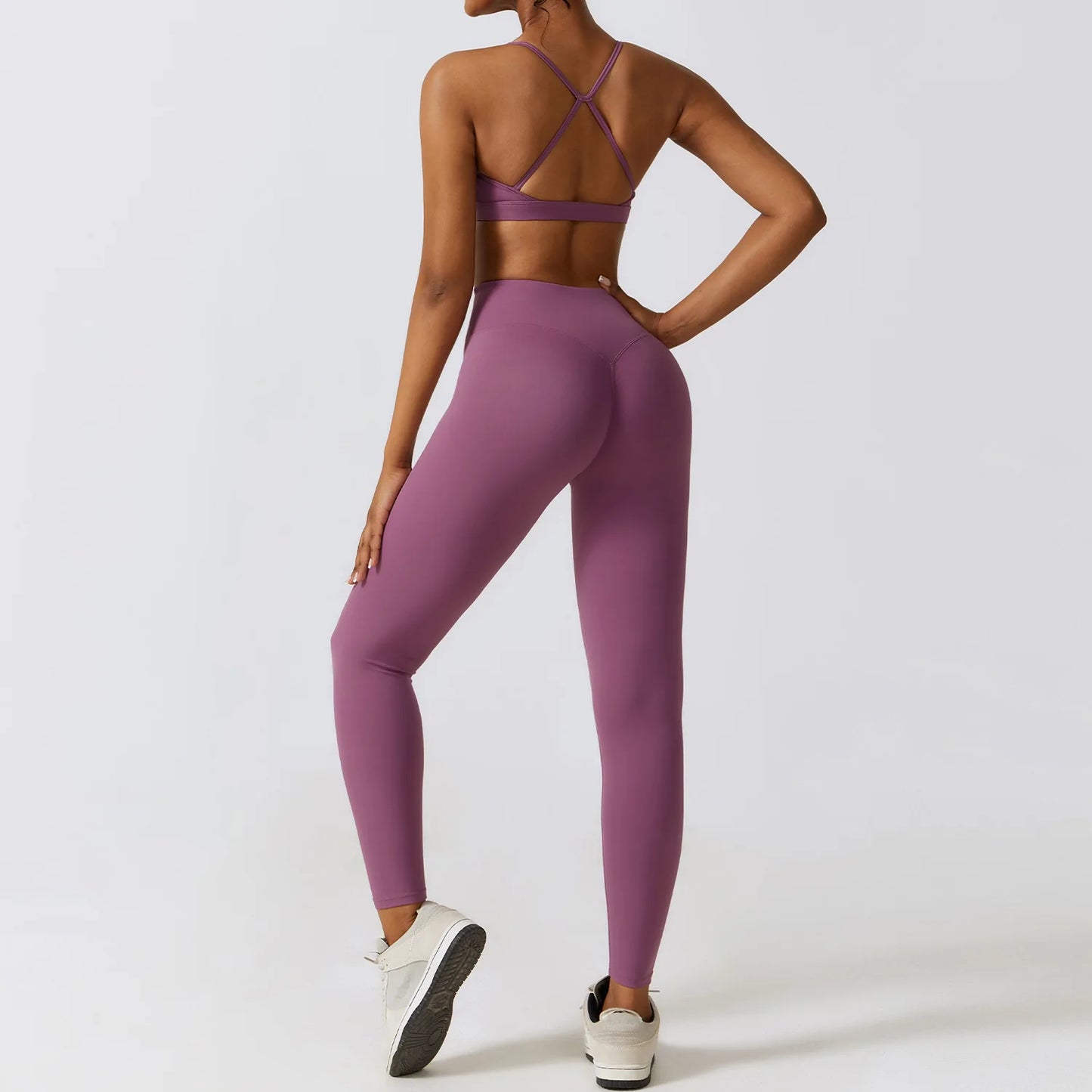 Legging Women's Sportswear Yoga Set Workout Clothes Athletic Wear Sports Gym Legging 2/3PCS Fitness Bra Crop Top Long Sleeve Yoga Suit