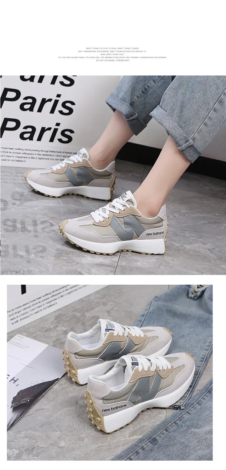 Women Sneakers Thick-Soled Dad Sneakers2025Summer Breathable Season Comfortable Sneaker