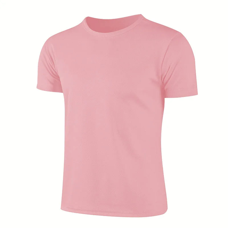 T-shirts  Men Women Quick Dry Short Sleeve Sport T Shirt Gym Jerseys Fitness Shirt Trainer Running T-Shirt Teenager Breathable Sportswears