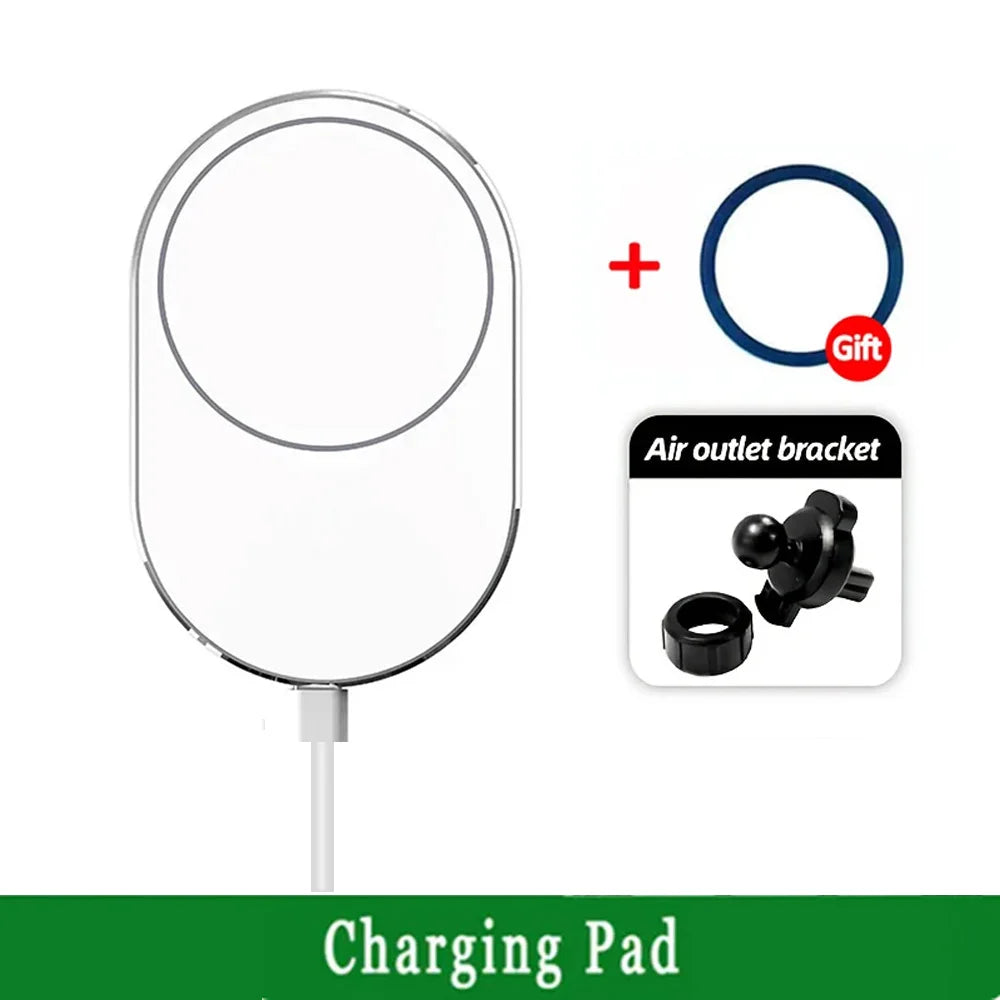 Magnetic Cell Phone Car Holders for Magsafe iPhone 12 13 14 15 Pro Max Magnet 100W Qi Wireless Chargers Holder Accessories
