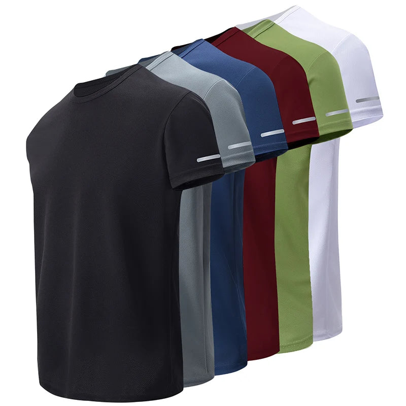 T-shirts  Men's Summer Quick-drying Sports Fashion Printed Short-sleeved Teens Loose and Comfortable Running Fitness Joker T-shirt
