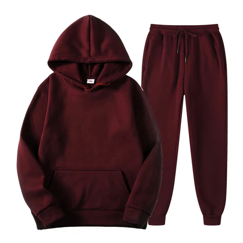 JUMPER Winter Brand Tracksuits Men's sets Long Sleeve Pullover + Jogging Trousers 2pcs Sets Fitness Running Suits sportswer Male