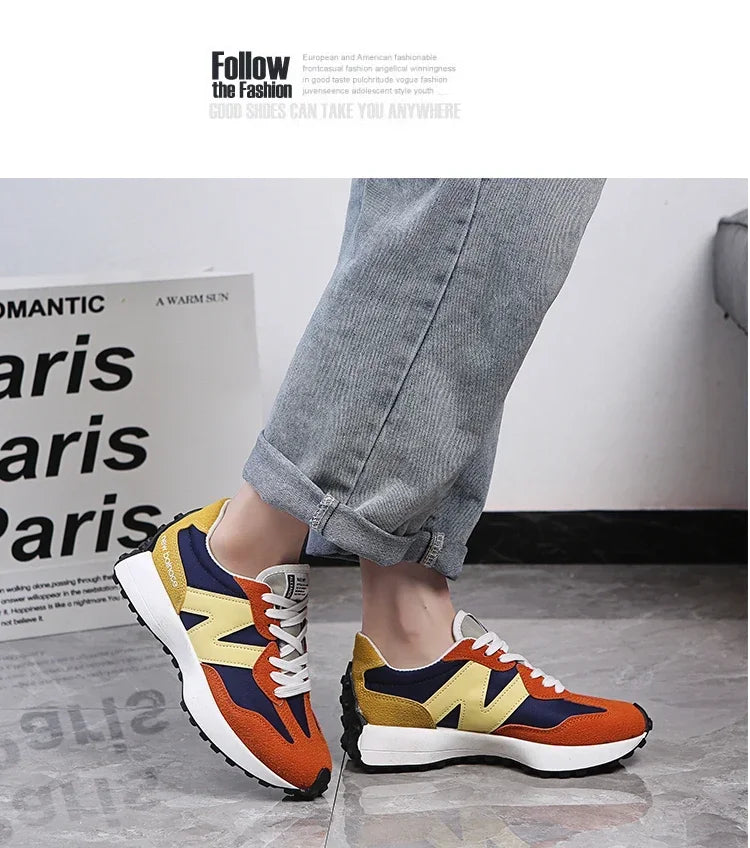 Women Sneakers Thick-Soled Dad Sneakers2025Summer Breathable Season Comfortable Sneaker