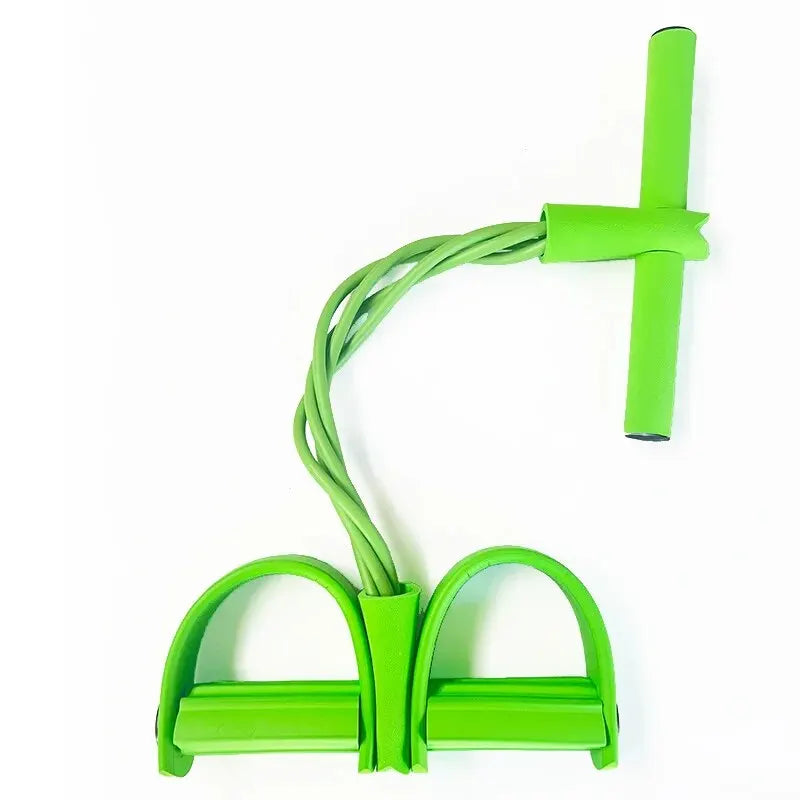 EQP Four-Tube Pedal Tensioner Multi-Functional Household Fitness Equipment Yoga Abdominal Strengthening Elastic Band Tension Rope