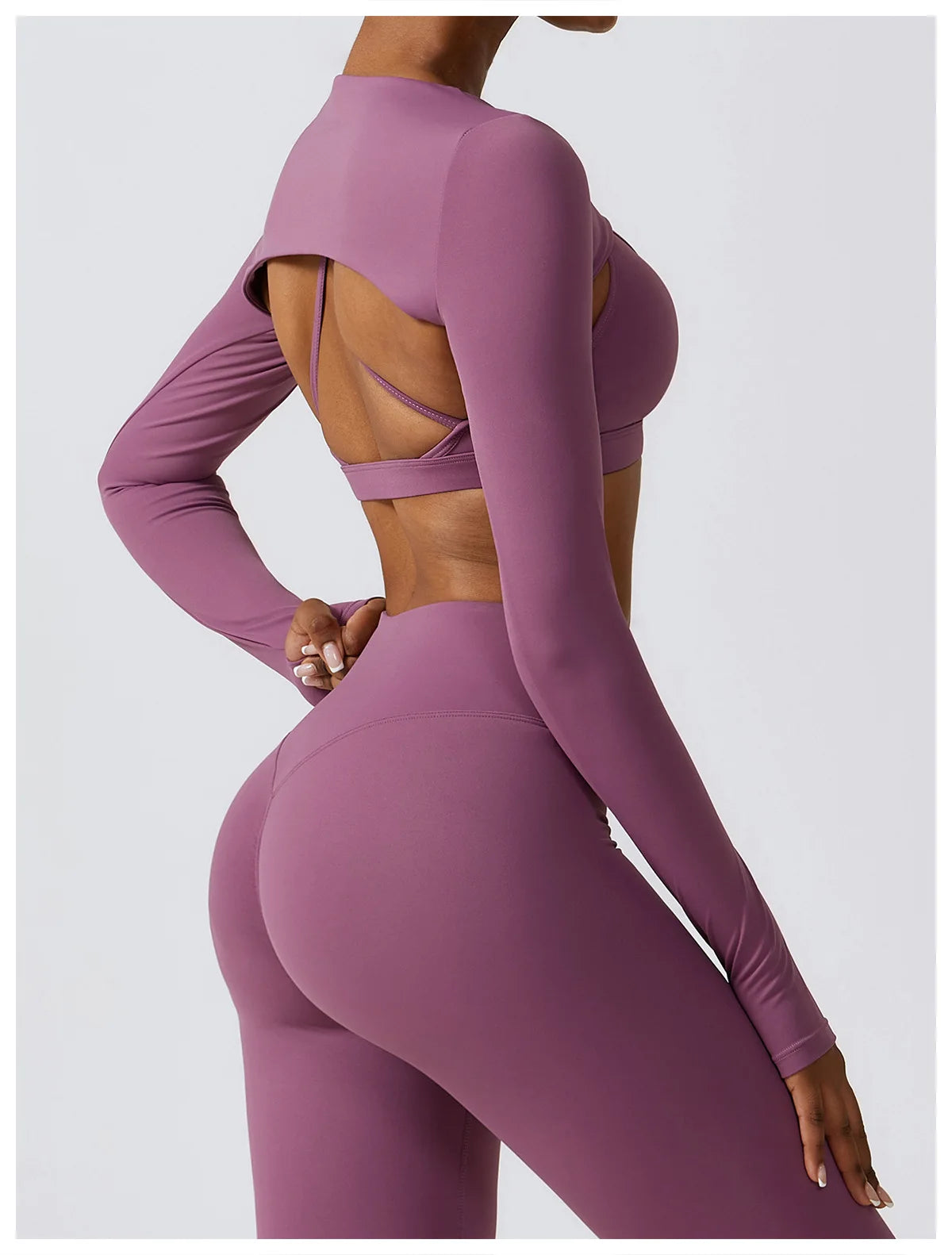Legging Women's Sportswear Yoga Set Workout Clothes Athletic Wear Sports Gym Legging 2/3PCS Fitness Bra Crop Top Long Sleeve Yoga Suit
