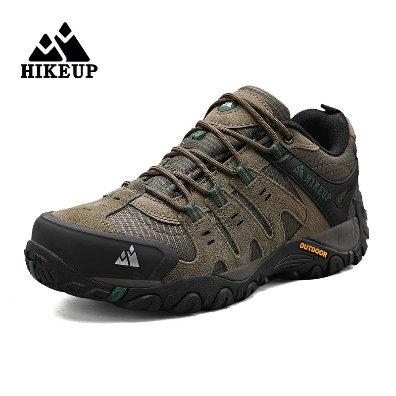 Sneakers Men's Hiking Shoes Suede Leather Outdoor Shoes Wear-resistant Men Trekking Walking Hunting Tactical Sneakers