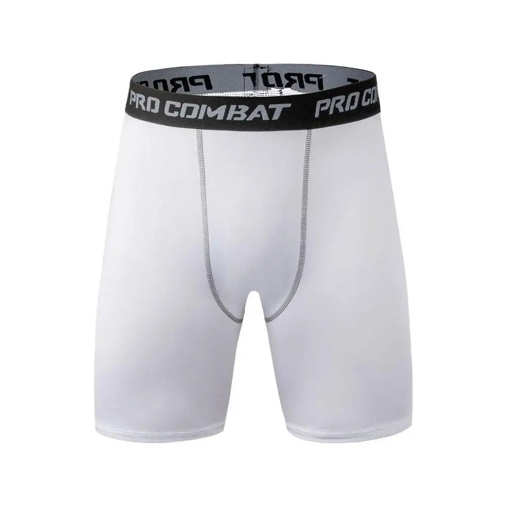 Shorts Men's Leggings Compression Pants Sports Leggings Basketball Quarter Shorts Quick Drying Running Training Stretch Fitness Pants