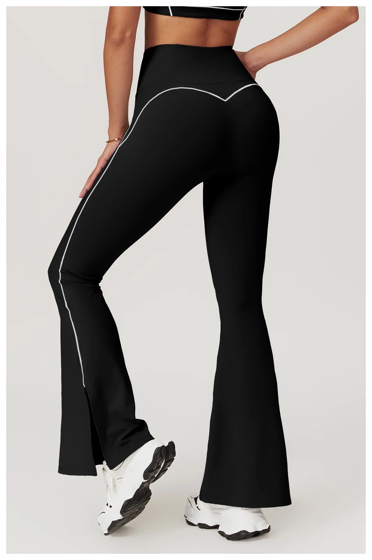 Legging Yoga Set Women Sport Bra Gym Workout Legging High Waist Wide Flare Pant Fitness Sports Shorts Active Wear Suit