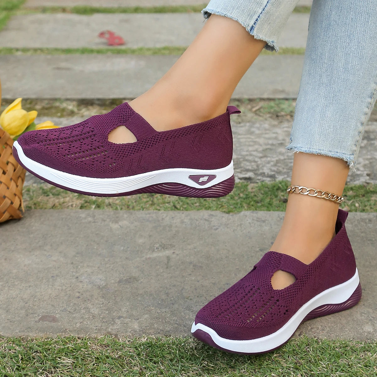Women Sneakers  , simple, Solid color series of mom shoes sale shoes casual sneaker with free shipping