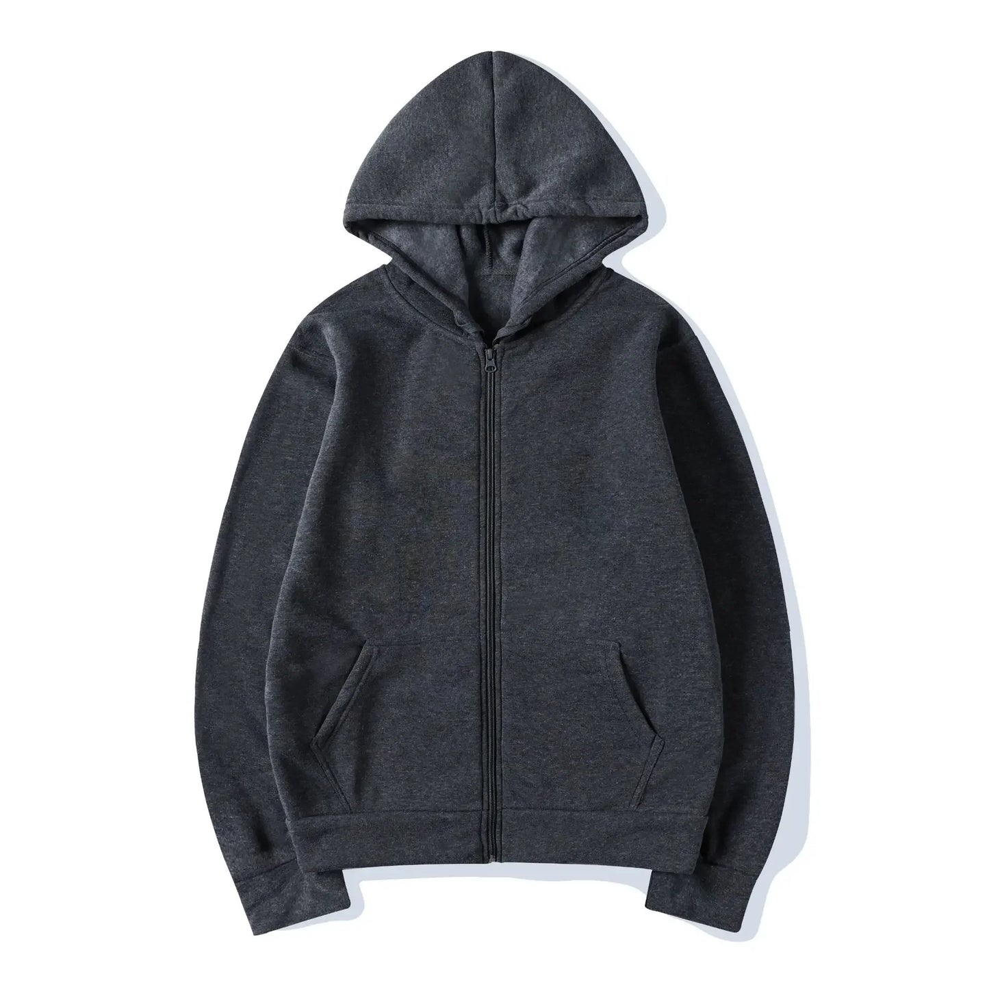 JUMPER Fashion Casual Black Gray Blue Zipper Hoodie Hip Hop Street Wear Sweatshirts Skateboard Men/Woman Pullover Hoodies Male Hoodi
