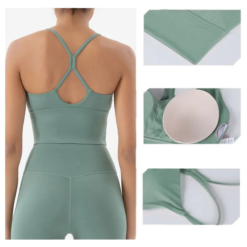Legging Sportswear Woman Gym Sports Bra and Leggings Woman 2 Piece Set Outifit Naked Feeling Female Fitness Clothing Women' Tracksuit