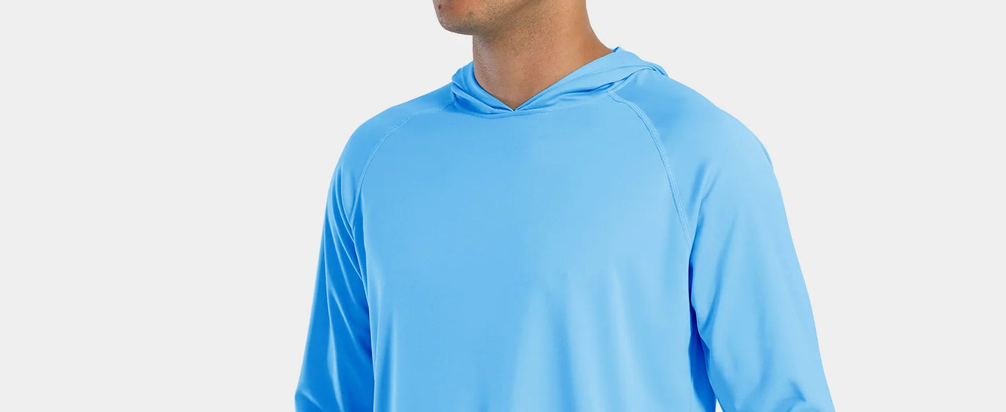 Men Short Sleeve Lightweight Quick Dry Sun Shirts Hiking Workout Running Tee Shirts Hoodies