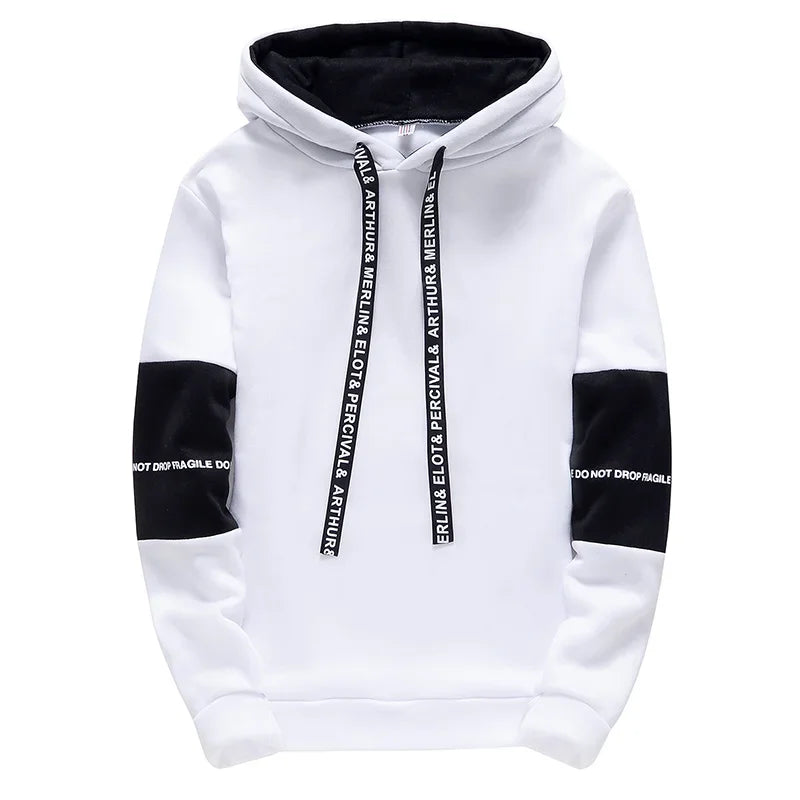 JUMPER Men's Hoodies Long Sleeve Casual Printing With Letter Sweatshirts New Spring Hip Hop Pullover Sports Top Male Hooded Sweatshirts