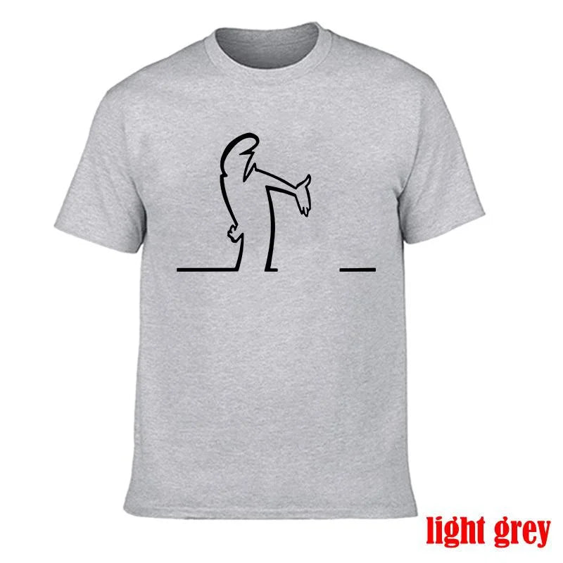 Men Short Sleeve Summer T Shirts For Men Balum La Linea Funny Graphic Tshirt Cotton Comfortable Premium Camisetas
