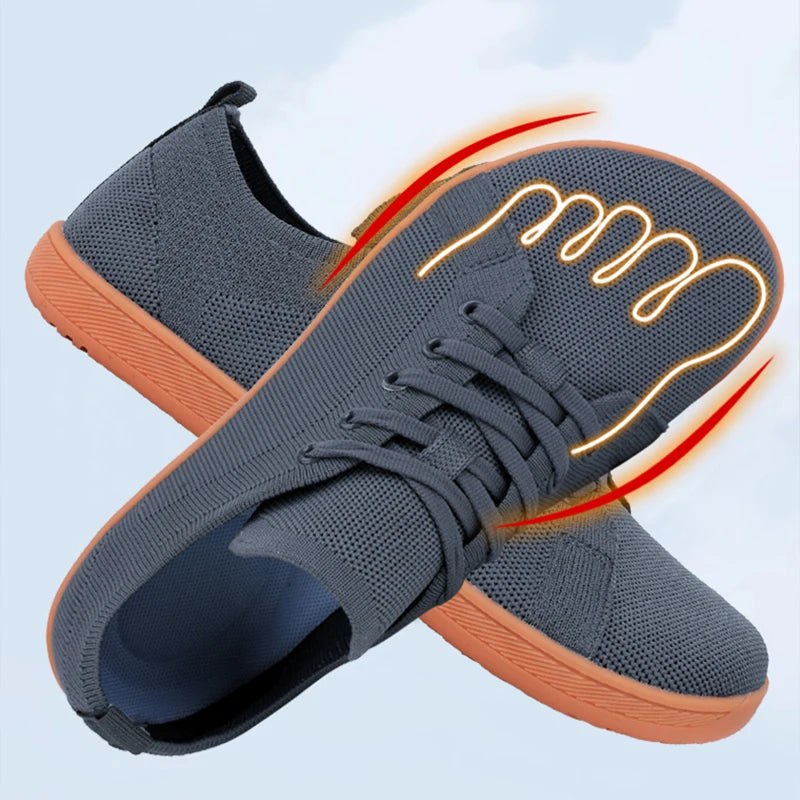 Women Sneakers Wide Toe Barefoot Shoes Mens Womens Minimalist Walking Sneakers Shoes | Zero Drop Sole | Breathable Mesh
