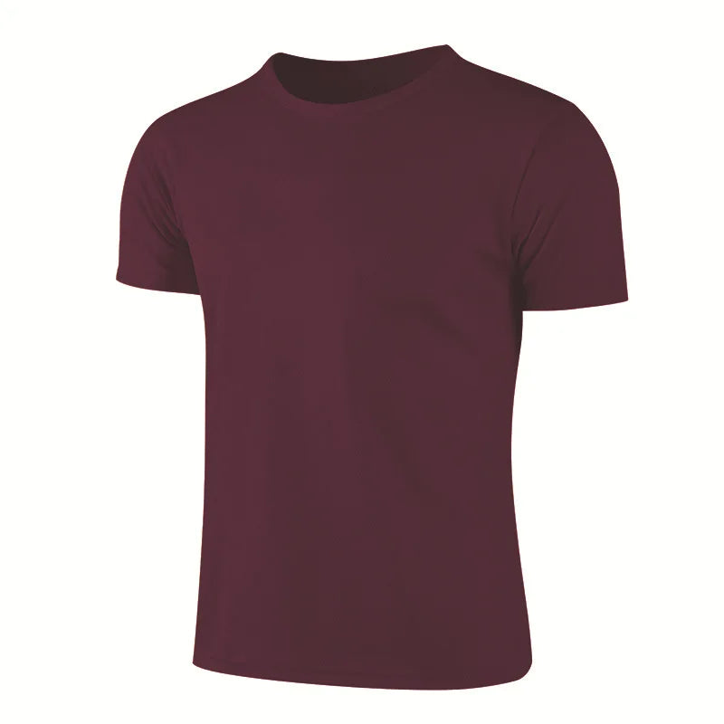 T-shirts  Men Women Quick Dry Short Sleeve Sport T Shirt Gym Jerseys Fitness Shirt Trainer Running T-Shirt Teenager Breathable Sportswears
