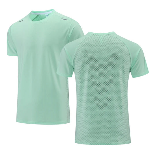 T-shirt Fitness Sports Top Gym Training Shirt Breathable Jogging Casual Sportswear