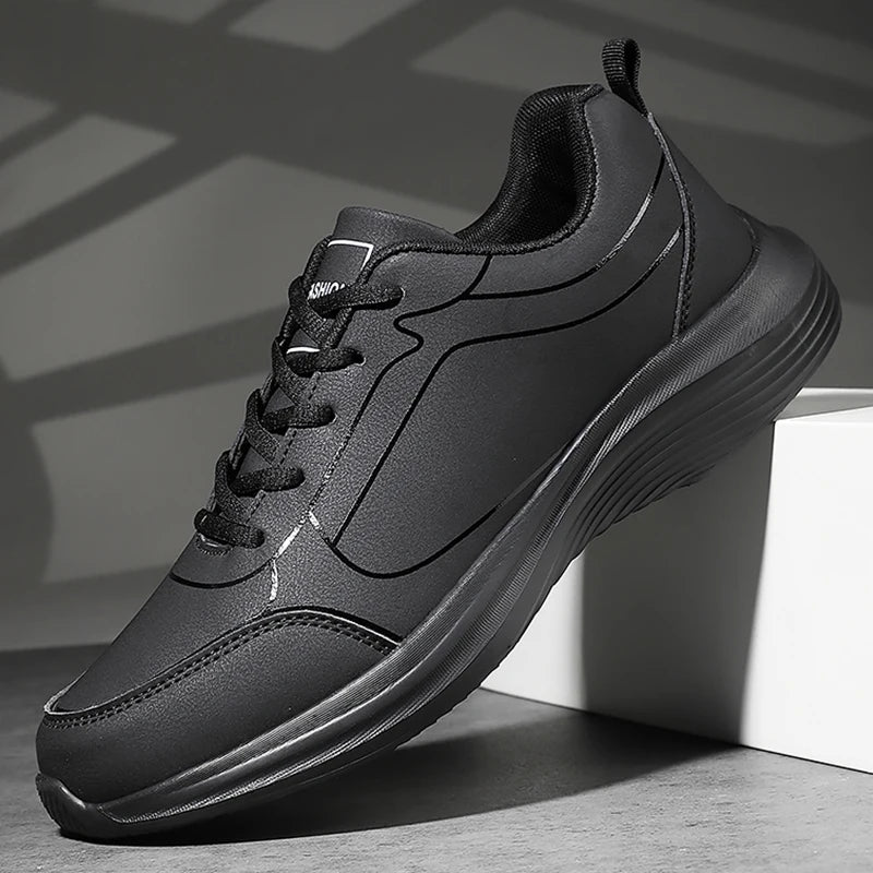 Sneakers New Men Running Shoes Winter Warm Male Sneakers Anti-slip Breathable Men's Walking Shoes Lace Up Soft Casual Shoes Lightweight