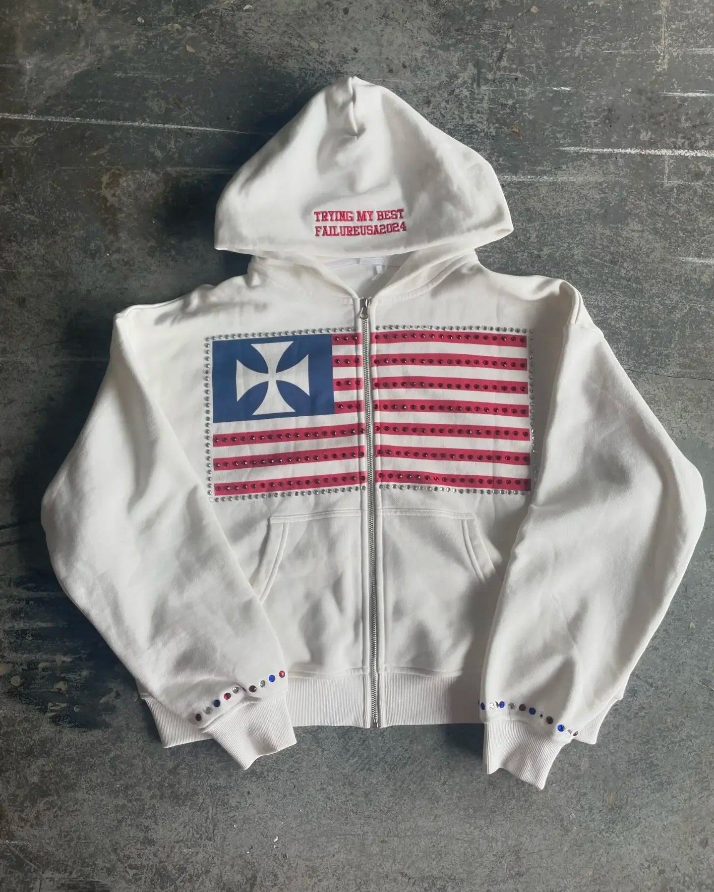 Hoodies Women Autumn and winter new minimalist design color collision pattern women hooded sweatshirt Harajuku Y2k loose zipper sweatshirt