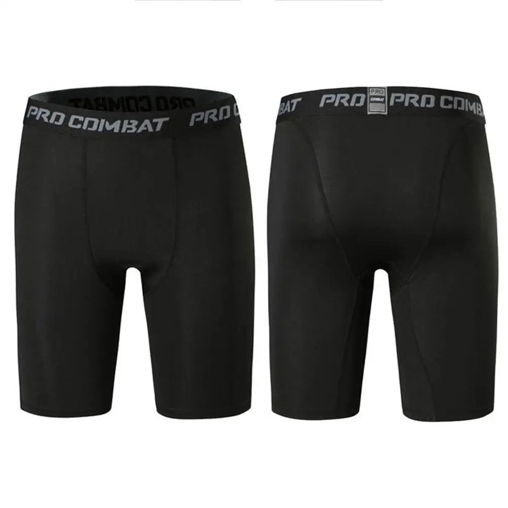 Shorts Men's Leggings Compression Pants Sports Leggings Basketball Quarter Shorts Quick Drying Running Training Stretch Fitness Pants