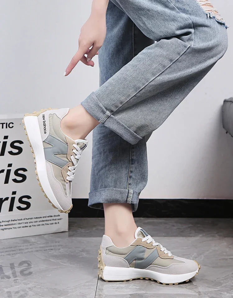 Women Sneakers Thick-Soled Dad Sneakers2025Summer Breathable Season Comfortable Sneaker