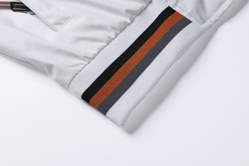 JUMPER Winter Men's Stand Collar Casual Zipper Jacket Outdoor Sports Coat Windbreaker Jacket for Men Waterproof Bomber