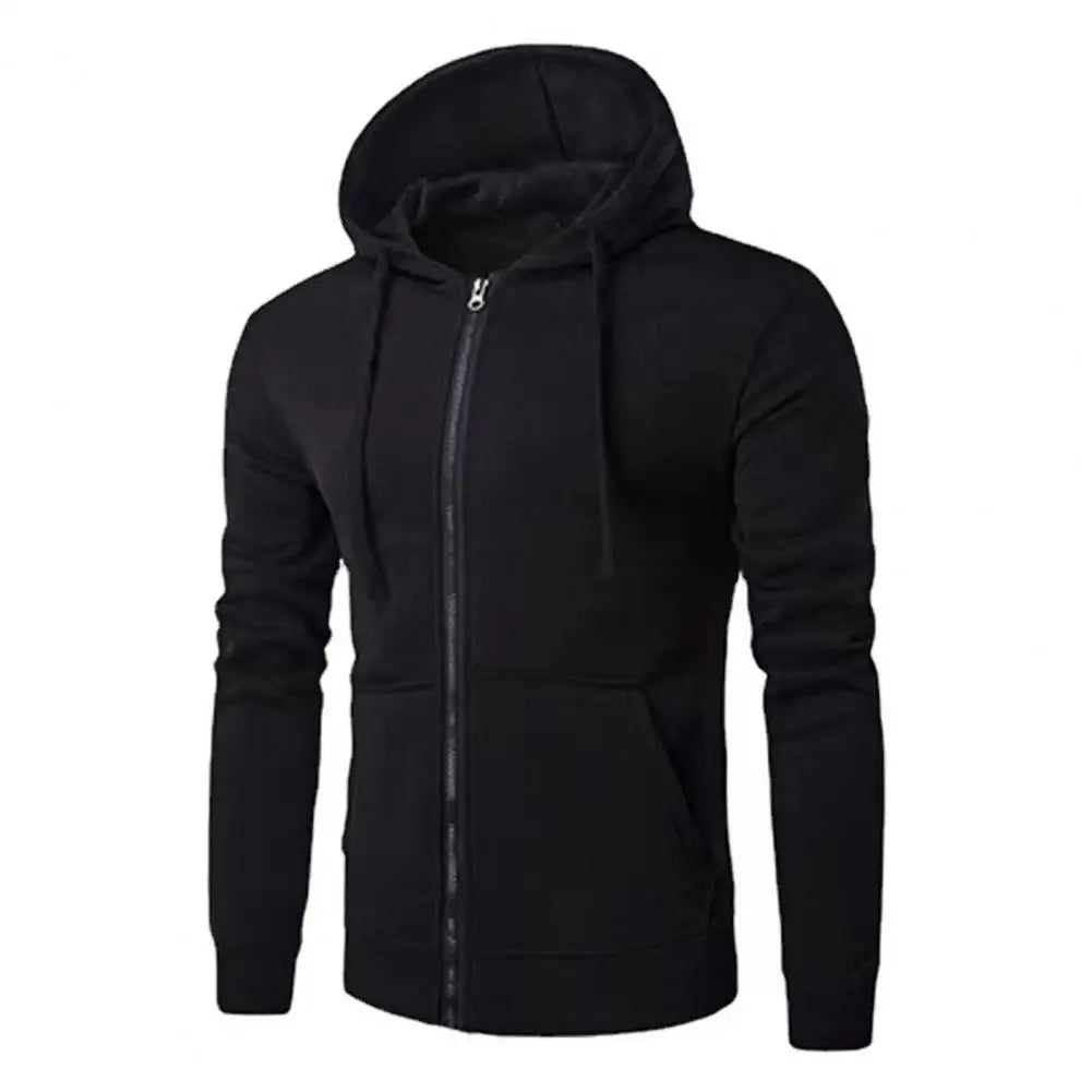 JUMPER Men Sweatshirts Long Sleeve Jacket Hoodie Zipper Closure Jacket Male Hoodies Sweatshirt Slim Fit Male Clothing