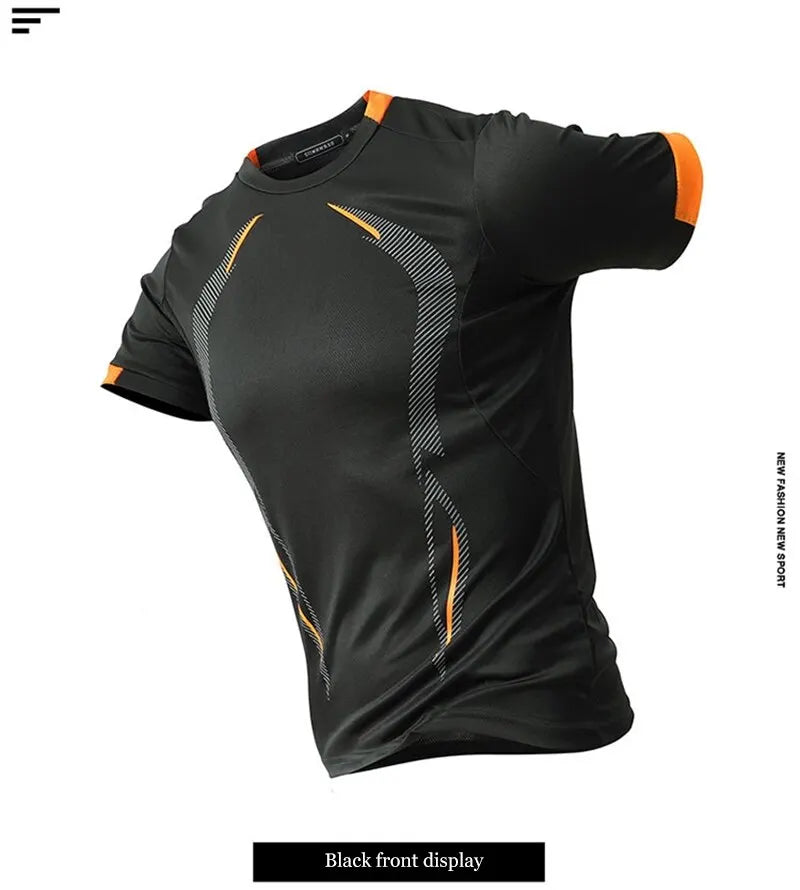 T-shirts Men New Compression Shirt Men Fitness Gym Super Hero Sport Running T-Shirt Fitness Training Breathable Quick Dry Short Sleeve