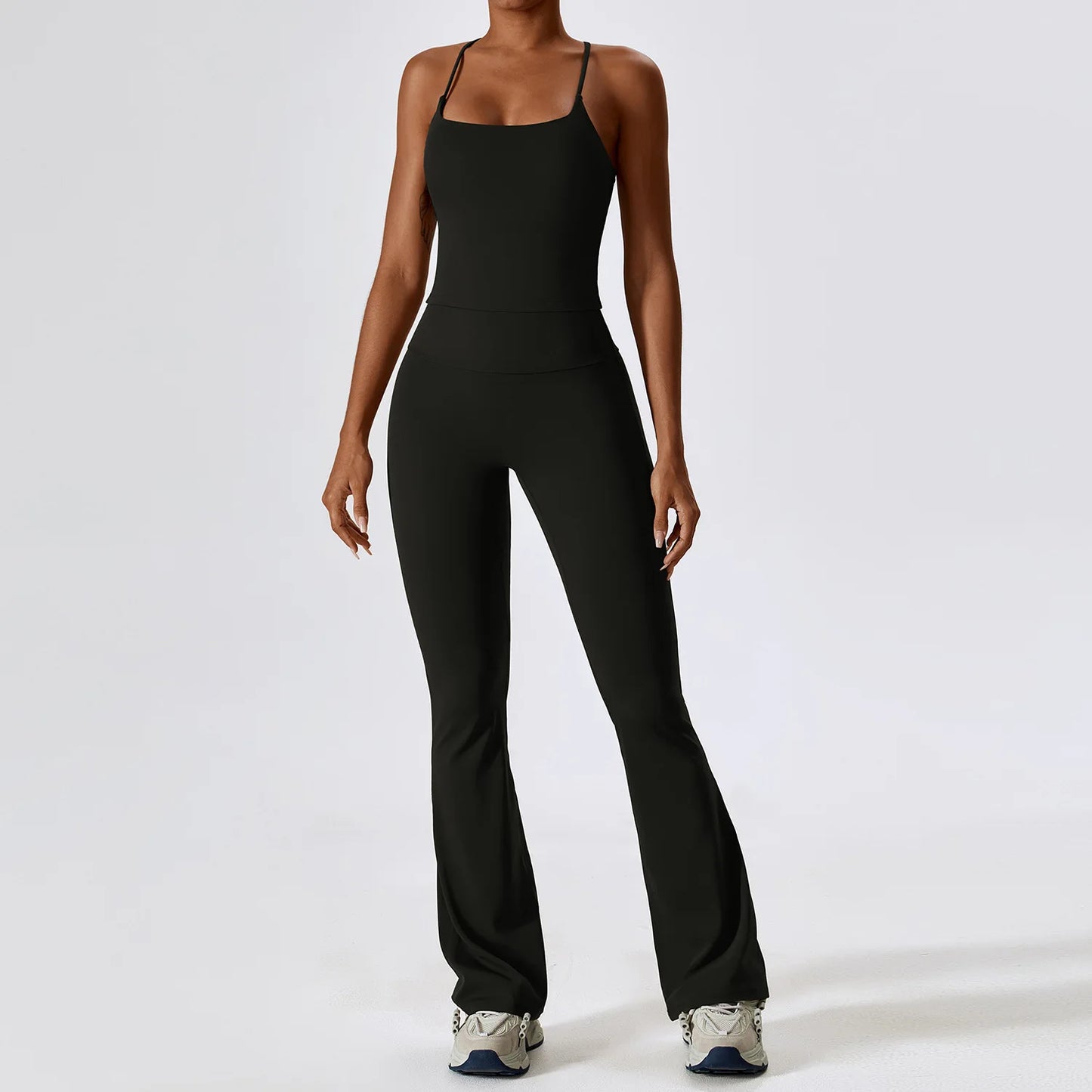 Legging Yoga Set 2PCS Seamless Women Sportswear Workout Clothes Athletic Wear Gym Legging Fitness Bra Crop Top Long Sleeve Sports Suits