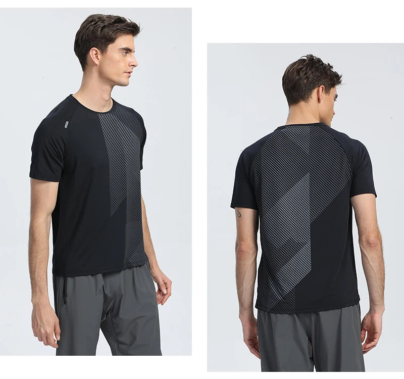 T-shirt Fitness Sports Top Gym Training Shirt Breathable Jogging Casual Sportswear