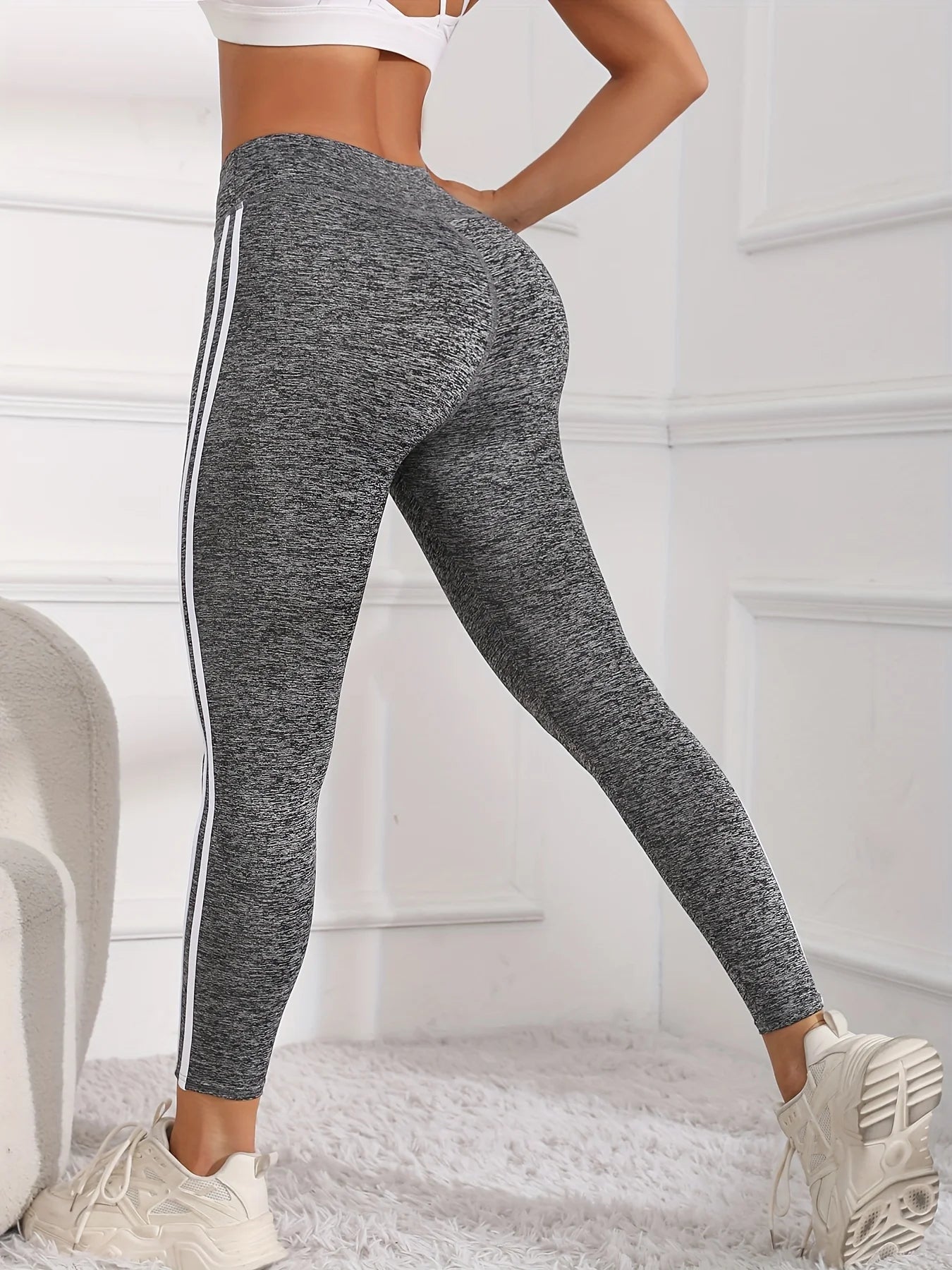 Leggings High Waist Splicing Multi Color Yoga Leggings Tummy Tightening Fitness Running Four Way Stretch Yoga Pants