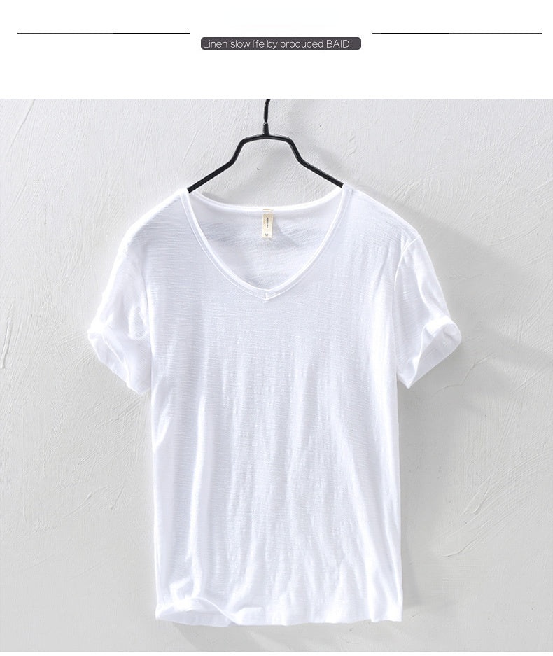 Men Short Sleeve Collar Short Sleeved Tops Tees Men T-Shirt 10colors slim Man T-Shirts Fitness For Male Clothes