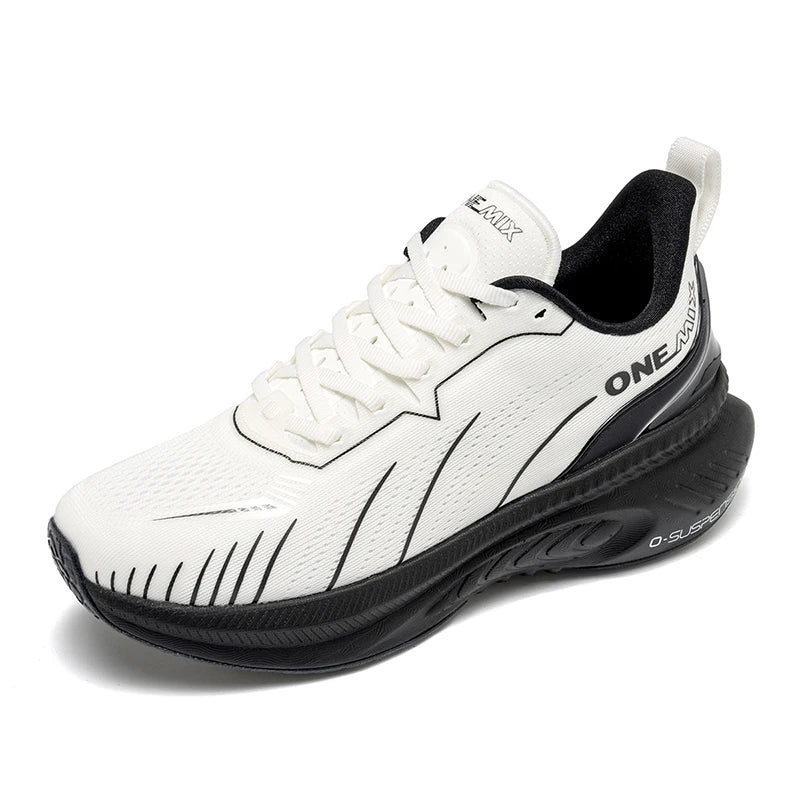 Sneakers New Cushioning Running Shoes For Men Suitable Heavy Runners Lace Up Sports Women Non-slip Outdoor Athletic Male Sneakers