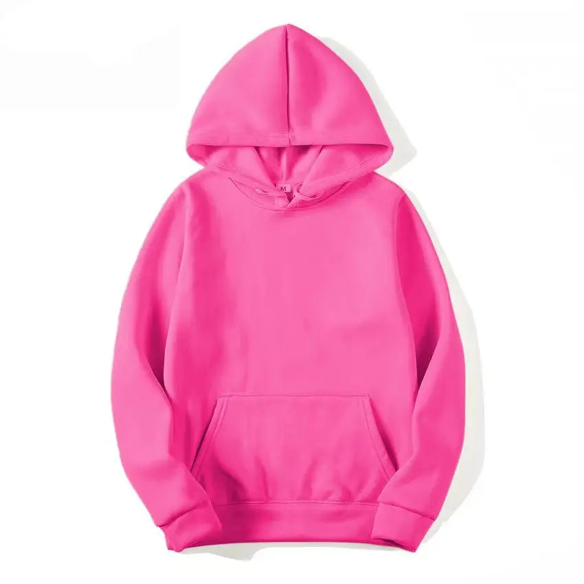 JUMPER Men's Solid Color Hooded Sweaters Men's Warm Wool Sweater Fashionable Street Clothing Loose  Breathable Jersey Brand Hooded