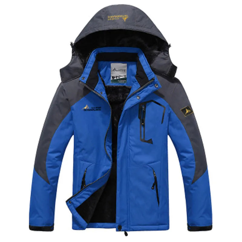 JUMPER Winter Parka Men Windbreak Plus Thick Warm Windproof Fur Coats Male Military Hooded Anorak Jackets Men's Winter Jackets