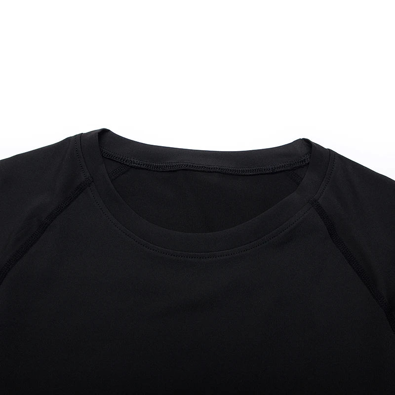 T Shirt Men Short Sleeve Sport Tees Fitness Running Sportsear Men Gym Elastic Quick Dry Jogging T-shirt Tops