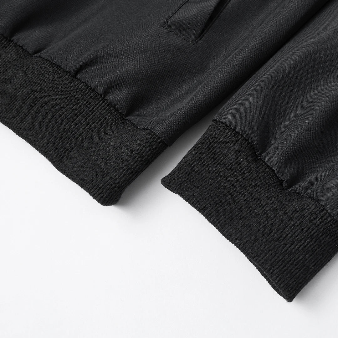 JUMPER New Baseball Collar Short Loose Solid Color Jacket Men's Business Casual Thin Coat Trend