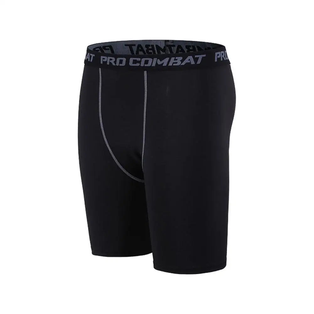 Shorts Men's Leggings Compression Pants Sports Leggings Basketball Quarter Shorts Quick Drying Running Training Stretch Fitness Pants