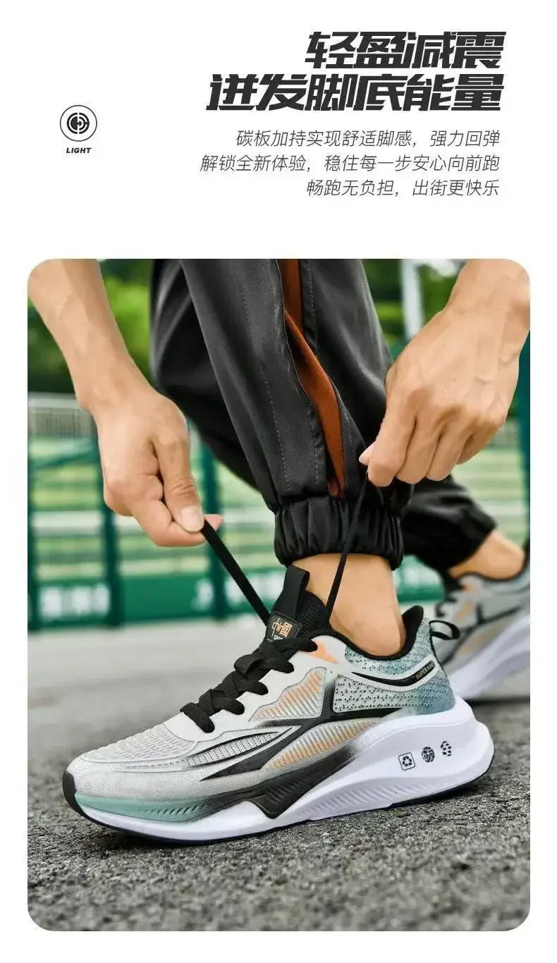 Sneakers Running & Walking Men's Shoes - Lace-up, Lightweight, Comfortable & Breathable Tennis Sneakers